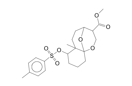 12,13-Dioxatricyclo[7.3.1.0(1,6)]tridecane, 10-methoxycarbonyl-5-(4-methylphenylsulfonyloxy)-6-methyl-