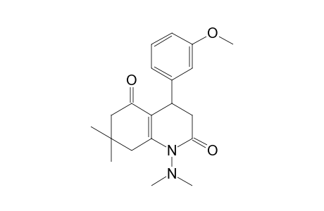 2,5(1H,3H)-Quinolinedione, 1-(dimethylamino)-4,6,7,8-tetrahydro-4-(3-methoxyphenyl)-7,7-dimethyl-