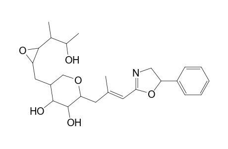 2H-Pyran-3,4-diol, 2-[3-(4,5-dihydro-5-phenyl-2-oxazolyl)-2-methyl-2-propenyl]tetrahydro-5-[[3-(2-hydroxy-1-methylpropyl)oxiranyl]methyl]-