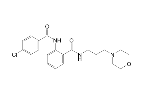 4-chloro-N'-(3-morpholinopropyl)-N,2'-bibenzamide