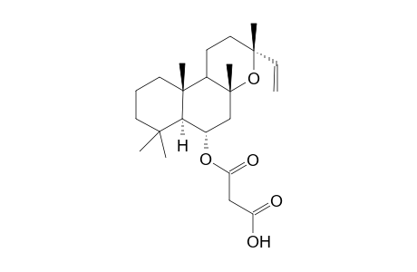 2-(1'-Ethenyl)-2,4b,8,8,10a-pentamethyl-9-[(hydroxycarbonyl)acetoxy]-perhydro)naphtho[2,3-a]pyran