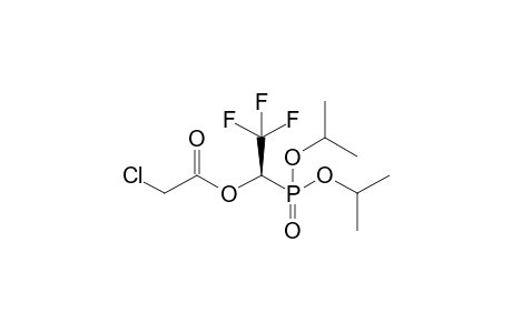(R)Diisopropyl 2,2,2-trifluoro-1-chloroacetyloxyethanephosphonate