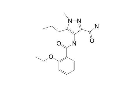 4-(2-ETHOXYBENZOYL)-AMINO-1-METHYL-5-PROPYL-3-PYRAZOLECARBOXAMIDE