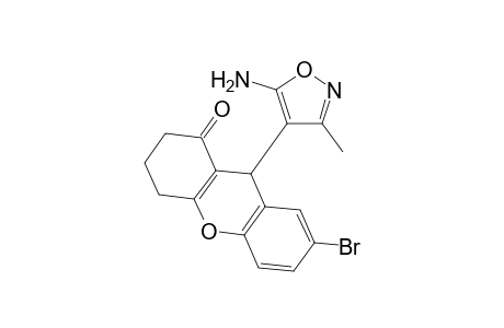 9-(5-Amino-3-methylisoxazol-4-yl)-7-bromo-2,3,4,9-tetrahydro-1H-xanthen-1-one