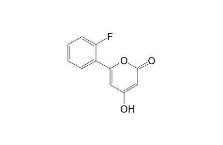 4-Hydroxy-6-(2-fluorophenyl)-2-pyranone