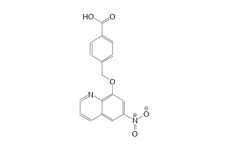 4-{[(6-nitro-8-quinolinyl)oxy]methyl}benzoic acid