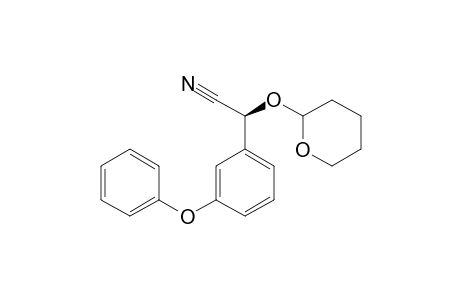 (S)-(3'-Phenoxyphenyl)-[(tetrahydropyran-2"-yloxy)]-acetonitrile