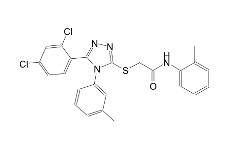 acetamide, 2-[[5-(2,4-dichlorophenyl)-4-(3-methylphenyl)-4H-1,2,4-triazol-3-yl]thio]-N-(2-methylphenyl)-