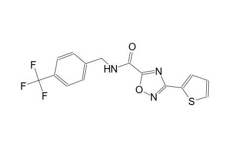 3-(2-thienyl)-N-[4-(trifluoromethyl)benzyl]-1,2,4-oxadiazole-5-carboxamide