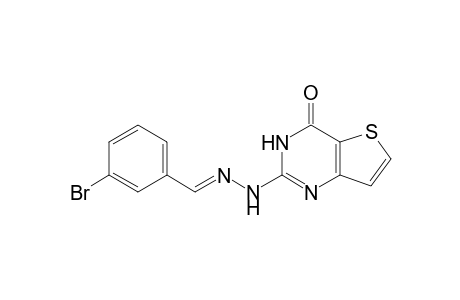 (E)-2-(2-(3-Bromobenzylidene)hydrazinyl)thieno[3,2-d]pyrimidin-4(3H)-one