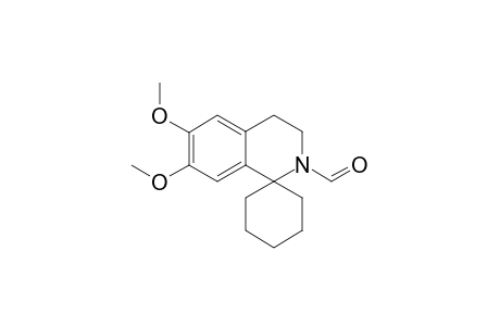 2-FORMYL-6,7-DIMETHOXY-1,2,3,4-TETRAHYDRO-ISOQUINOLINE-1-SPIROCYCLOHEXANE