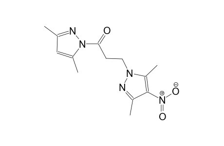 1-[3-(3,5-dimethyl-1H-pyrazol-1-yl)-3-oxopropyl]-3,5-dimethyl-4-nitro-1H-pyrazole