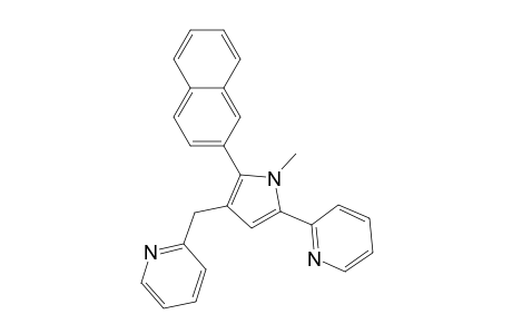 Pyridine, 2-[1-methyl-5-(2-naphthalenyl)-4-(2-pyridinylmethyl)-1H-pyrrol-2-yl]-