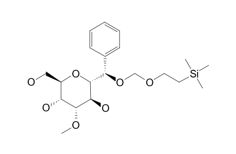 (1R)-2,6-ANHYDRO-1-PHENYL-1-O-[2-(TRIMETHYLSILYL)-ETHOXYMETHYL]-4-O-METHYL-ALPHA-D-ALTRO-HEPTITOL