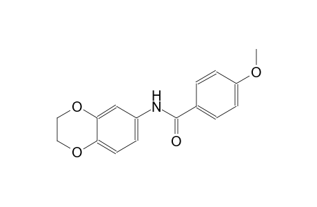 benzamide, N-(2,3-dihydro-1,4-benzodioxin-6-yl)-4-methoxy-