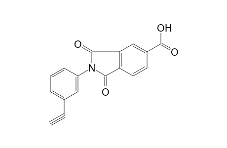 2-(3-Ethynylphenyl)-1,3-dioxo-5-isoindolinecarboxylic acid