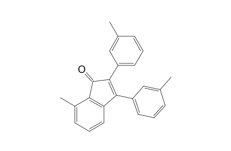 1H-Inden-1-one, 7-methyl-2,3-bis(3-methylphenyl)-