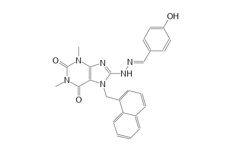 4-hydroxybenzaldehyde [1,3-dimethyl-7-(1-naphthylmethyl)-2,6-dioxo-2,3,6,7-tetrahydro-1H-purin-8-yl]hydrazone
