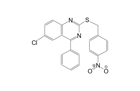 6-chloro-2-[(4-nitrobenzyl)sulfanyl]-4-phenylquinazoline