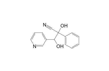 2,3-bis(oxidanyl)-2-phenyl-3-pyridin-3-yl-propanenitrile