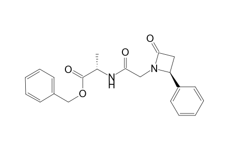 {2-[(S,R)-2-Oxo-4-phenylazetidin-1-yl]acetyl}-L-alanine Benzyl Ester