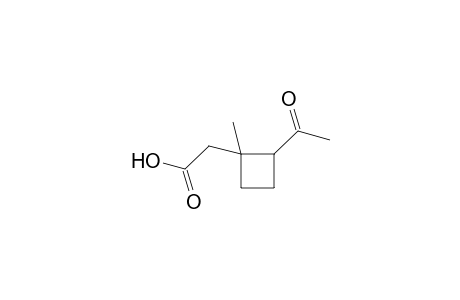 2-(2-acetyl-1-methyl-cyclobutyl)acetic acid