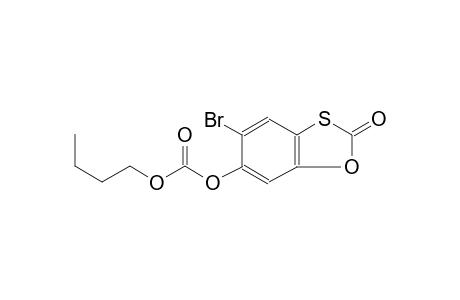 carbonic acid, 5-bromo-2-oxo-1,3-benzoxathiol-6-yl butyl ester