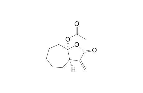 2H-Cyclohepta[b]furan-2-one, 8-(acetyloxy)octahydro-3-methylene-, (3a.alpha.,8.beta.,8a.alpha.)-