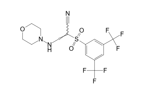 2-[(alpha,alpha,alpha,alpha',alpha',alpha'-HEXAFLUORO-3,5-XYLYL)SULFONYL]-3-(MORPHOLINOAMINO)ACRYLONITRILE