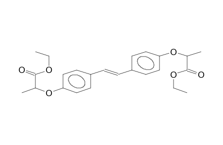 E-4,4'-Bis(1-[ethoxycarbonyl]-ethoxy)-stilbene