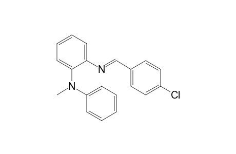 N-(4-Chlorophenylmethylene)-N'-methyl-N'-phenylbenzene-1,2-diamine