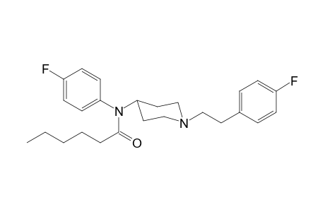 N-(4-Fluorophenyl)-N-(1-[2-(4-fluorophenyl)ethyl]piperidin-4-yl)hexanamide