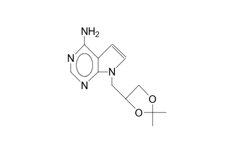 4-Amino-7-(rac 2',3'-isopropylidenedioxy-propyl)-7H-pyrrolo(2,3-D)pyrimidine