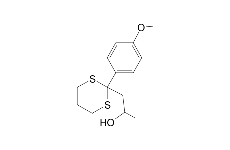 1-[2-(4-methoxyphenyl)-1,3-dithian-2-yl]-2-propanol