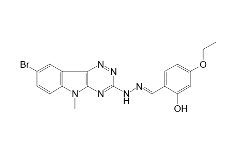 2-[(6-bromo-9-methyl-9H-1,3,4,9-tetraaza-fluoren-2-yl)-hydrazonomethyl]-5-ethoxy-phenol