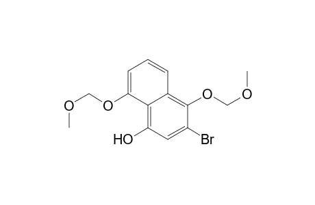 2-bromo-1,5-bis(methoxymethoxy)-4-naphthol