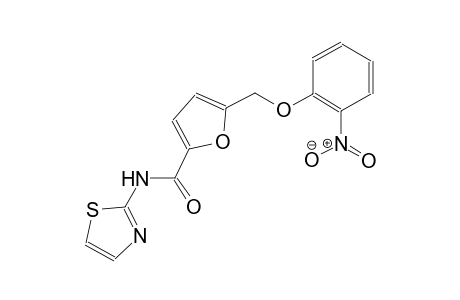 5-[(2-nitrophenoxy)methyl]-N-(1,3-thiazol-2-yl)-2-furamide