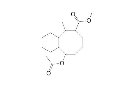 Methyl 7-acetoxy-2-methylbicyclo[6.4.0]dodecane-3-carboxylate
