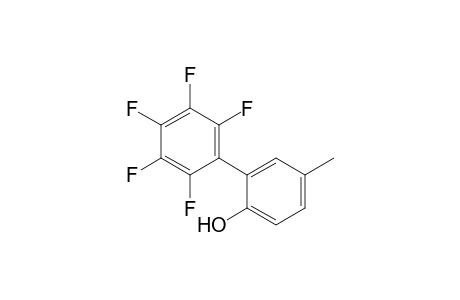 4-Methyl-2-(2,3,4,5,6-pentafluorophenyl)phenol