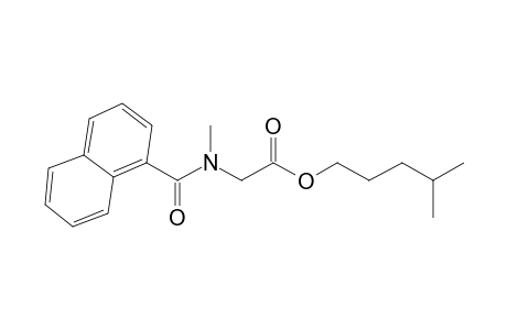 Sarcosine, N-(1-naphthoyl)-, isohexyl ester