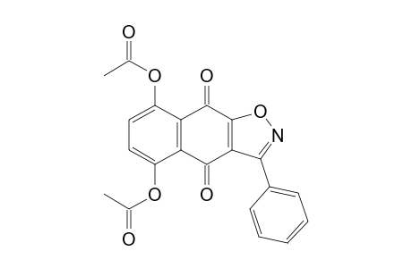 5,8-Diacetoxy-3-phenylnaphtho[2,3-d]isoxazole-4,9-dione