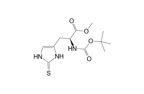 2-(tert-butoxycarbonylamino)-3-(2-thioxo-4-imidazolin-4-yl)propionic acid methyl ester