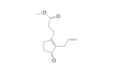 1-Cyclopentene-1-propanoic acid, 3-oxo-2-(2-propenyl)-, methyl ester