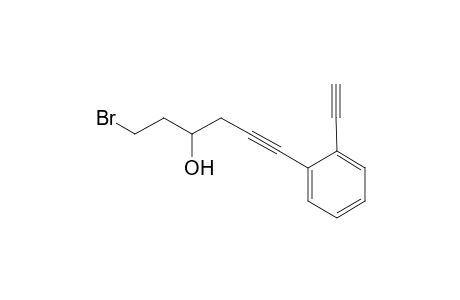 1-bromanyl-6-(2-ethynylphenyl)hex-5-yn-3-ol