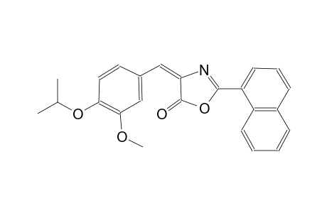 (4E)-4-(4-isopropoxy-3-methoxybenzylidene)-2-(1-naphthyl)-1,3-oxazol-5(4H)-one
