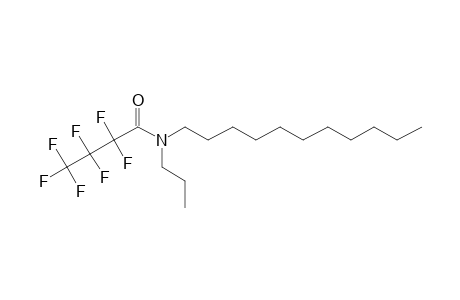 Heptafluorobutyramide, N-propyl-N-undecyl-