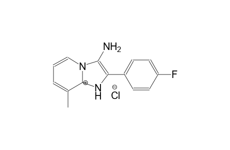 2-(4-fluorophenyl)-3,8-dimethyl-1,8a-dihydroindolizin-8a-ylium chloride