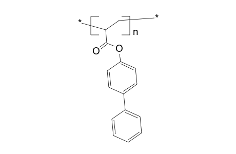 Poly(p-biphenyl acrylate)