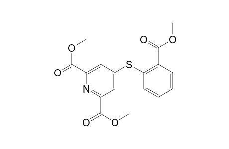 4-(o-carboxyphenylthio)-2,6-pyridinedicarboxylic acid, trimethyl ester