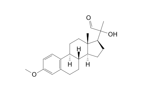 19-Norpregna-1,3,5(10)-triene-20-carboxaldehyde, 20-hydroxy-3-methoxy-